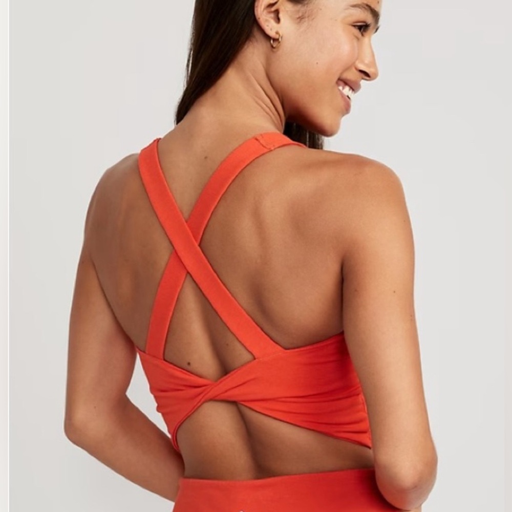 OLD NAVY - SET with Orange Crop Top and Skort